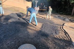 Prefeitura de Jandaia do Sul realiza Operação Tapa-Buracos em diversos bairros do município