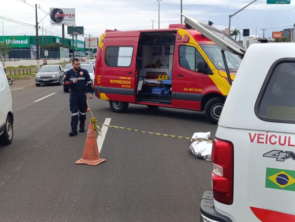 Vítima de atropelamento na Avenida Colombo, em Maringá, é identificada; trabalhador morreu durante serviço de roçada