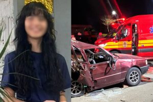 Adolescente morre em acidente a caminho da igreja com a família
