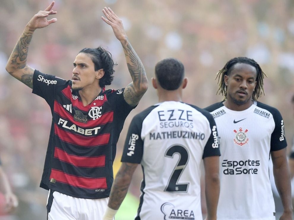 Brasileirão: domingo tem dois jogos e Flamengo defende a liderança contra o Corinthians