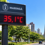 Maringá registra a temperatura mais alta do ano neste domingo, 27; veja quantos graus