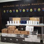 Carga de produtos importados sem nota fiscal é apreendida pela Polícia Rodoviária em Maringá